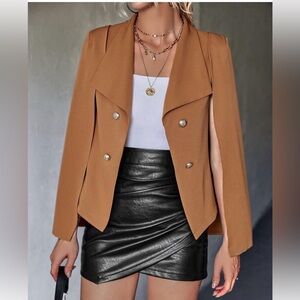 SHEIN Camel Blazer